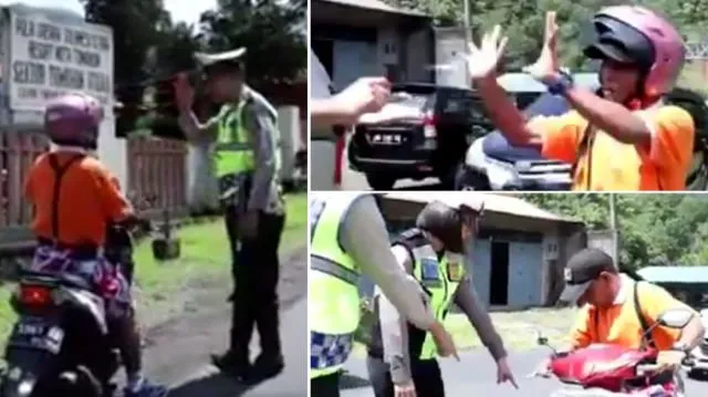 6 Reaksi Nggak Terduga dari Orang Saat Kena Tilang. Apa Susahnya sih Taat Peraturan Lalu Lintas? 4
