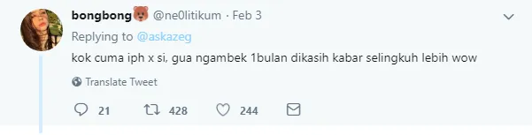Cewek ini Berhenti Ngambek Setelah Dibeliin iPhone X. Chatnya dengan sang Pacar Bikin Warganet Gaduh 9