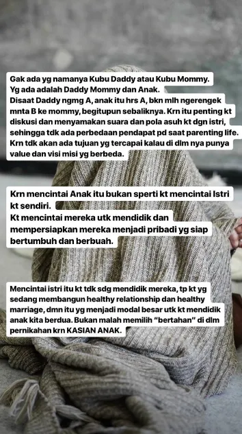 Wajib Baca! Selebgram Ini Beberkan Fakta Pentingnya Bedakan 'Cinta Istri' VS 'Cinta Anak'. Jangan Keliru dan Istri Terabaikan! 24