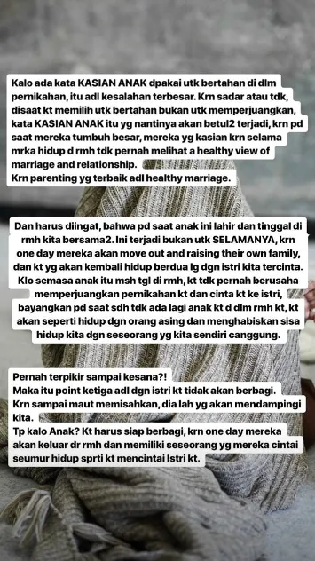 Wajib Baca! Selebgram Ini Beberkan Fakta Pentingnya Bedakan 'Cinta Istri' VS 'Cinta Anak'. Jangan Keliru dan Istri Terabaikan! 25