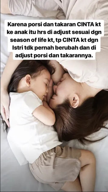 Wajib Baca! Selebgram Ini Beberkan Fakta Pentingnya Bedakan 'Cinta Istri' VS 'Cinta Anak'. Jangan Keliru dan Istri Terabaikan! 28