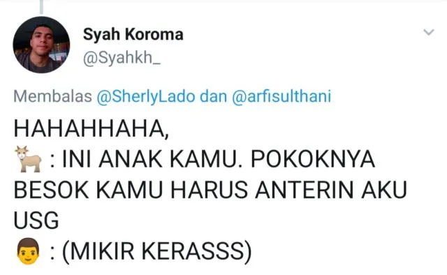 13+ Reaksi Kocak Warganet Soal Kambing yang Diperkosa Pria Atas Dasar Suka sama Suka. Ngaco! :D 19