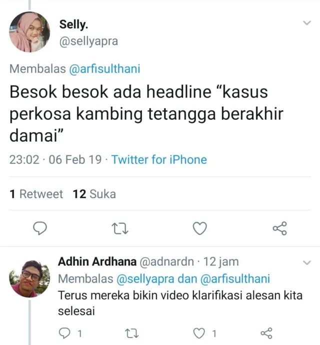13+ Reaksi Kocak Warganet Soal Kambing yang Diperkosa Pria Atas Dasar Suka sama Suka. Ngaco! :D 27