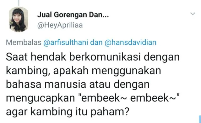 13+ Reaksi Kocak Warganet Soal Kambing yang Diperkosa Pria Atas Dasar Suka sama Suka. Ngaco! :D 20