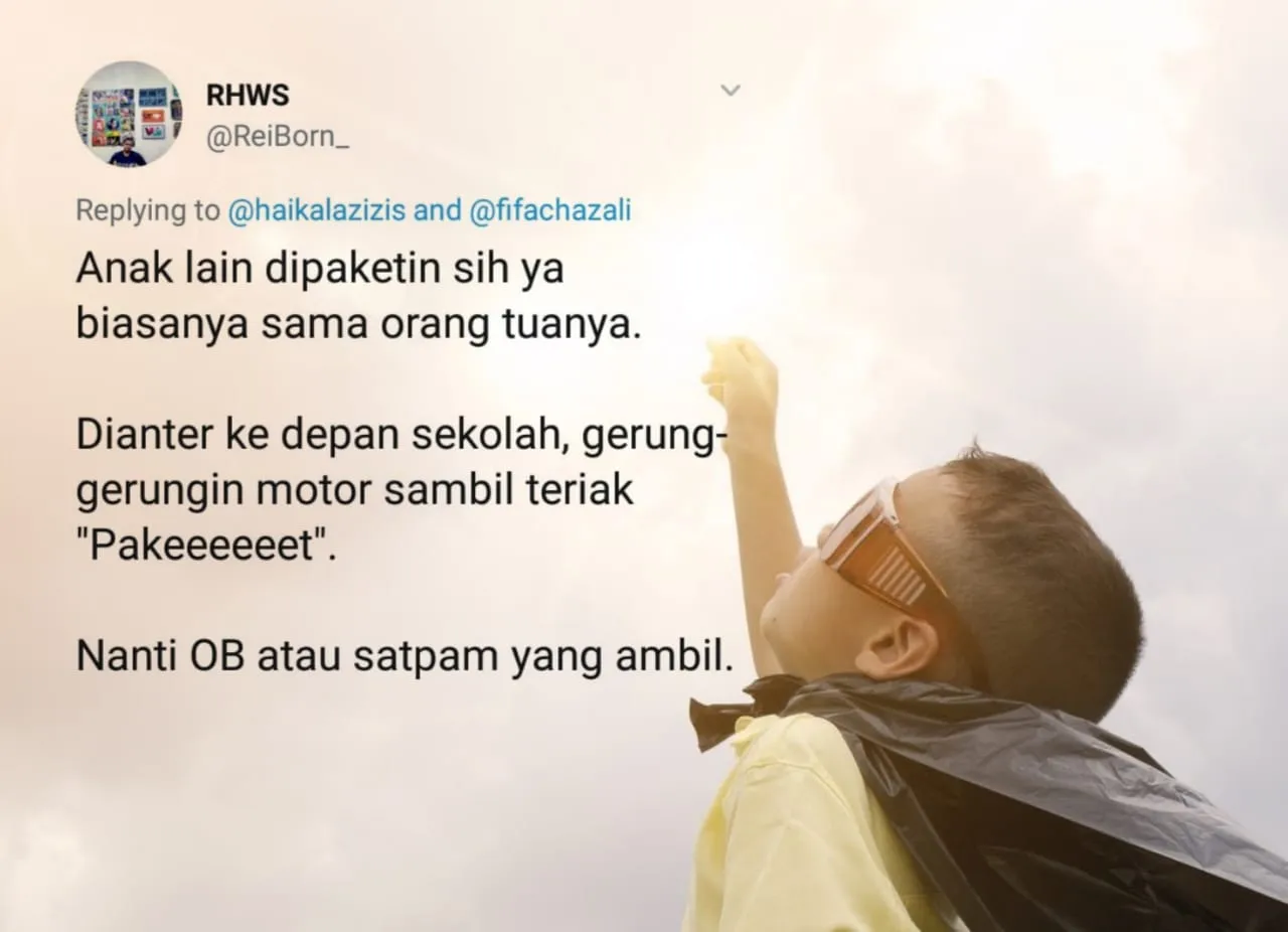 15 Tanggapan Receh Warganet Soal Berita Teuku Wisnu yang Rela Turun Mobil Demi Antar Anak Sekolah 32