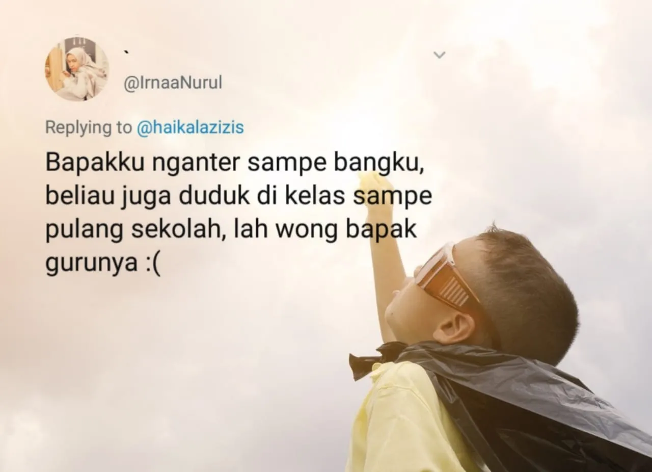 15 Tanggapan Receh Warganet Soal Berita Teuku Wisnu yang Rela Turun Mobil Demi Antar Anak Sekolah 20