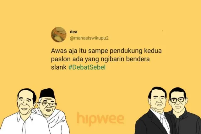 Bukan Soal Capresnya, Warganet Justru KZL sama 15 Hal ini dari Debat Semalam. Jadi #DebatSebel deh~ 16