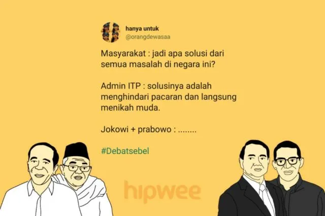 Bukan Soal Capresnya, Warganet Justru KZL sama 15 Hal ini dari Debat Semalam. Jadi #DebatSebel deh~ 28