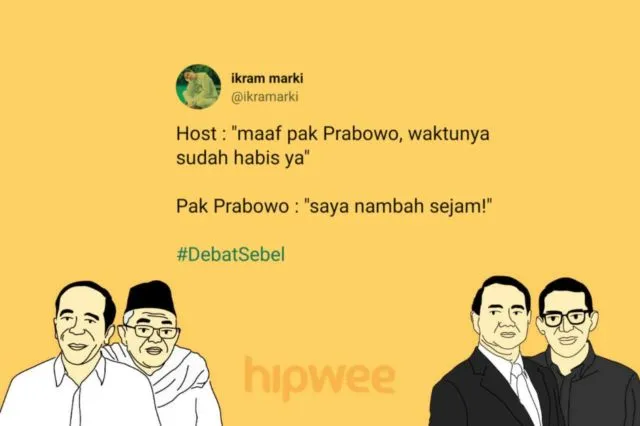 Bukan Soal Capresnya, Warganet Justru KZL sama 15 Hal ini dari Debat Semalam. Jadi #DebatSebel deh~ 29