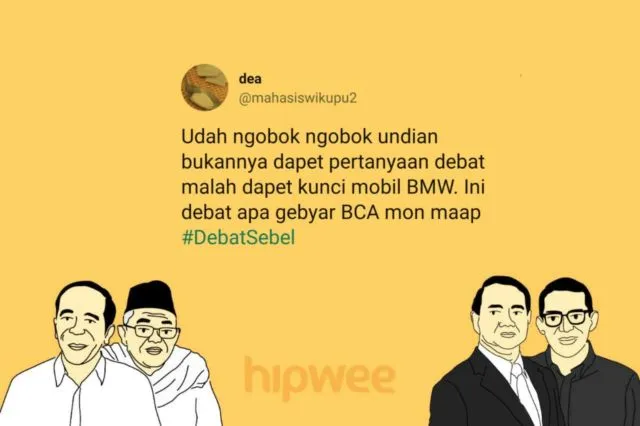 Bukan Soal Capresnya, Warganet Justru KZL sama 15 Hal ini dari Debat Semalam. Jadi #DebatSebel deh~ 19
