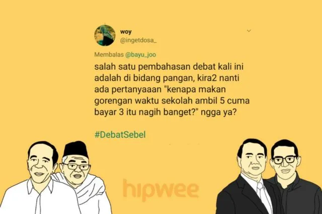 Bukan Soal Capresnya, Warganet Justru KZL sama 15 Hal ini dari Debat Semalam. Jadi #DebatSebel deh~ 25