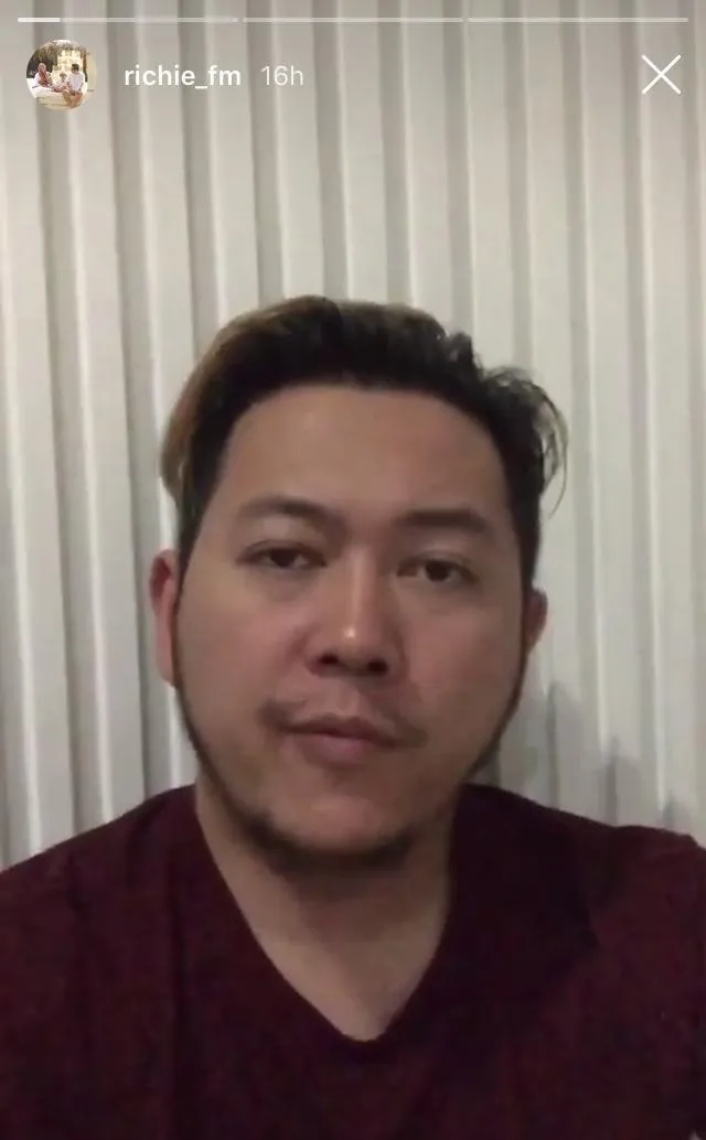 Richie 'Five Minutes' Kapok Main Hati, Ia Pun Langsung Bikin Video Minta Maaf ke Anak-Istri 4