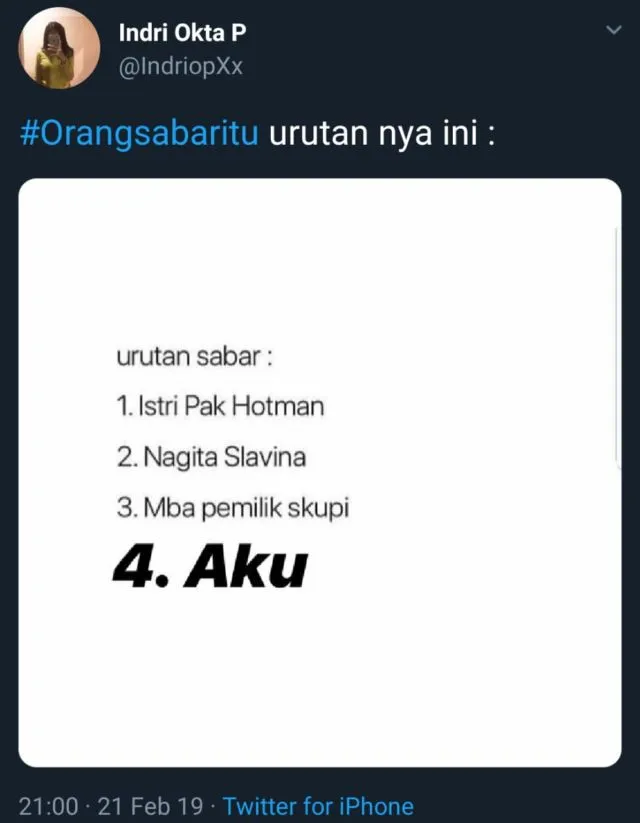 #OrangSabarItu Banyak Macamnya. Begini 14 Kesabaran ala Warganet yang Penuh dengan Keapesan~ 28