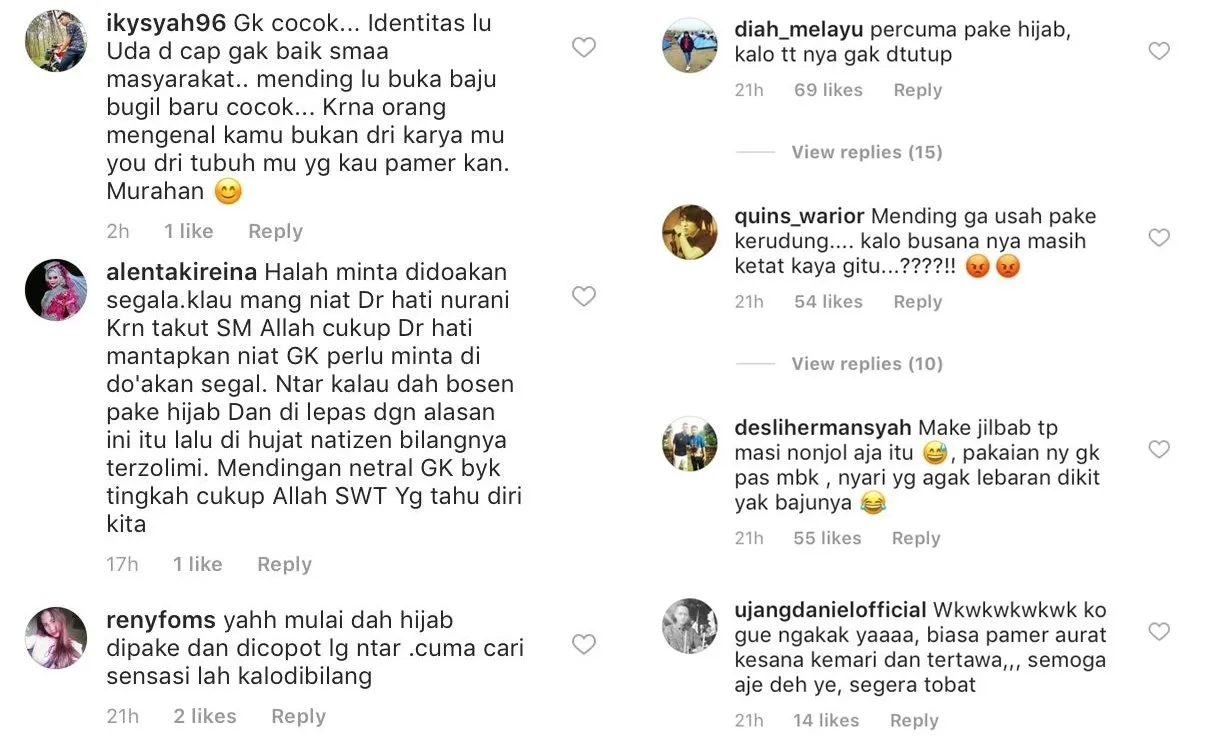 Ingin Berhijab, Pamela 'Duo Serigala' Malah Dihujat. Niat Baik Jangan Dilarang, Dong! 4