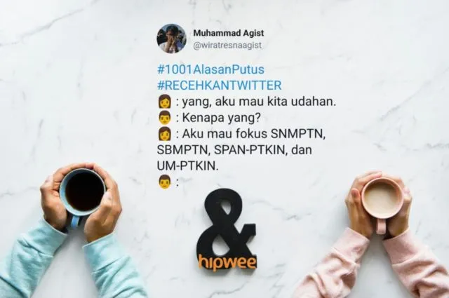 13 Curhatan Warganet soal Alasan Putus. Dari yang Nyakitin, Nggak Logis, Sampai yang Bikin Ngakak 19