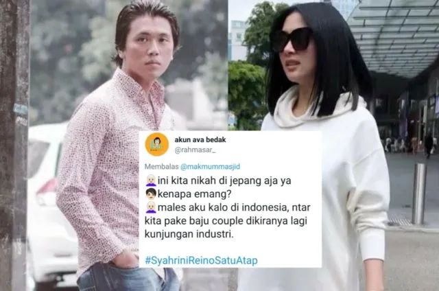 Candaan Warganet Soal Alasan Syahrini Nikah di Jepang. Bentar Lagi #SyahriniReinoSatuAtap, Mantul! 23
