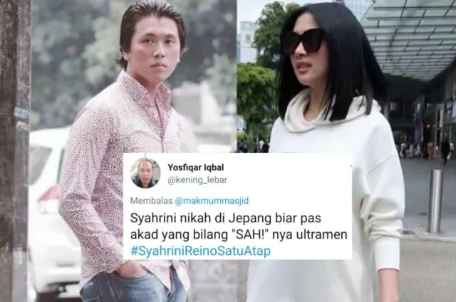 Candaan Warganet Soal Alasan Syahrini Nikah di Jepang. Bentar Lagi #SyahriniReinoSatuAtap, Mantul! 22