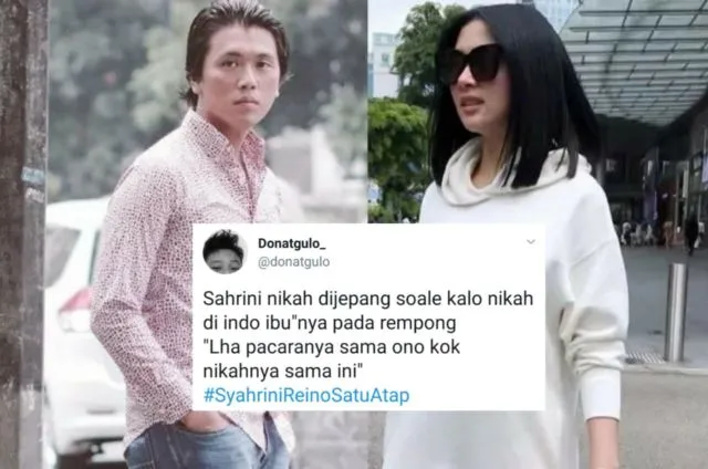 Candaan Warganet Soal Alasan Syahrini Nikah di Jepang. Bentar Lagi #SyahriniReinoSatuAtap, Mantul! 30
