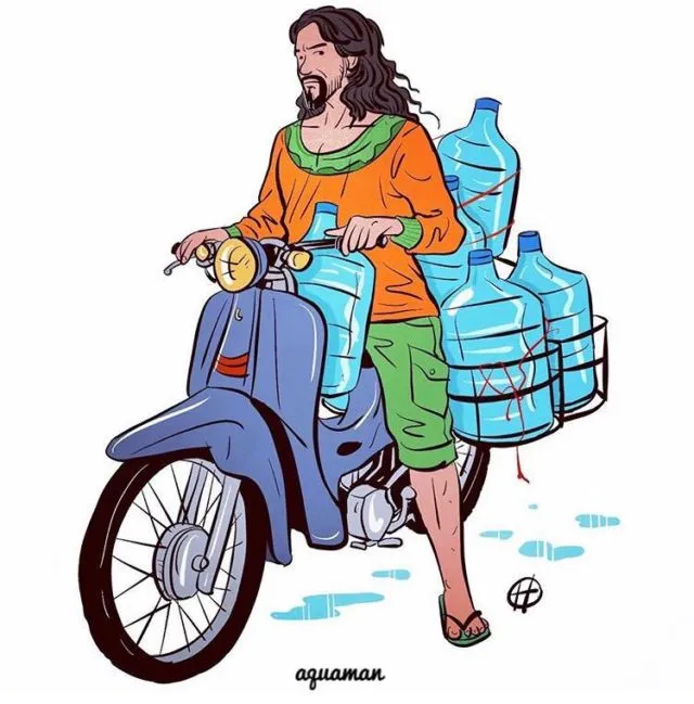 Begini Gambaran Tokoh Marvel dan Kartun Lain Andai dari Orok Sudah di Indonesia. Merakjat, Cuy! 29