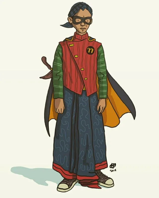 Begini Gambaran Tokoh Marvel dan Kartun Lain Andai dari Orok Sudah di Indonesia. Merakjat, Cuy! 23