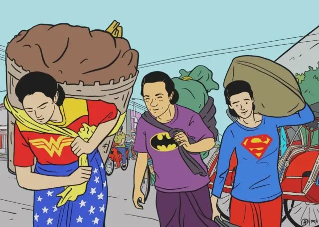 Begini Gambaran Tokoh Marvel dan Kartun Lain Andai dari Orok Sudah di Indonesia. Merakjat, Cuy! 26