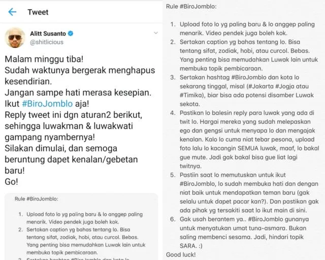 Berawal dari #BiroJomblo @shitlicious, Cowok ini Bertemu Kekasih dan Akan Segera Menikah. So Sweet~ 4
