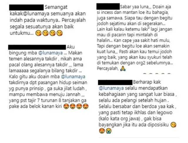 Syahrini-Reino Dikabarkan Sah Menikah, Warganet Justru Kompak Bersimpati di Instagram Luna Maya 5