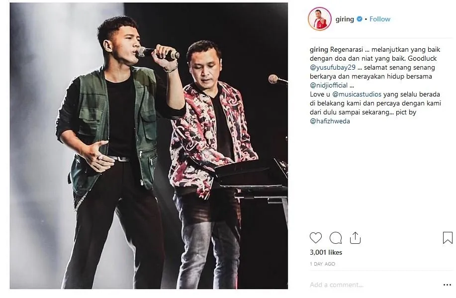 17 Tahun Berkarya, Akhirnya Giring Perkenalkan Vokalis Baru Nidji. Welcome Yusuf Ubay! 4