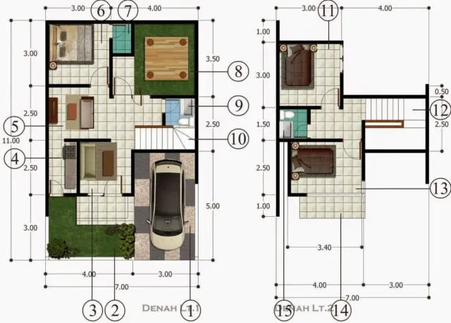 7 Tipe Rumah Paling Populer di Indonesia 13 tipe rumah 70