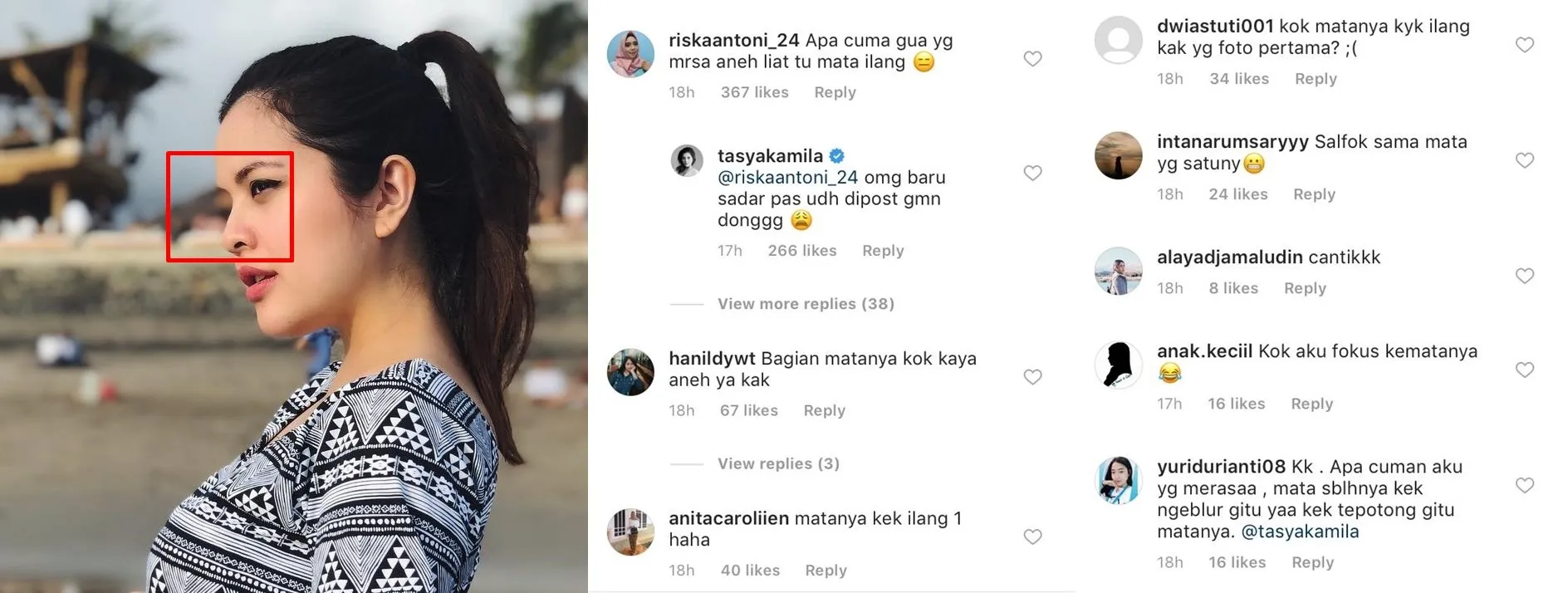Unggah Foto Kehamilan, Warganet Malah Salfok ke Mata Tasya Kamila yang Hilang. Jeli Banget sih! 4