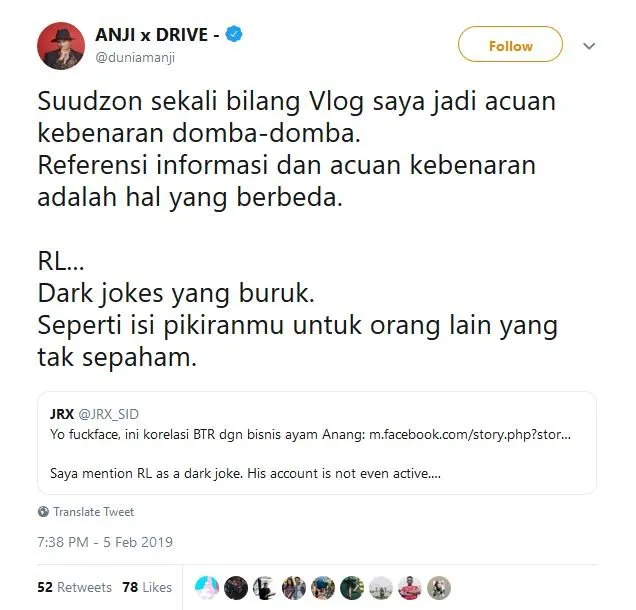 Buat Video Klarifikasi Soal RUU Permusikan sama Anang, Kini Anji-Jerinx SID Malah Bersitegang. Duh! 9