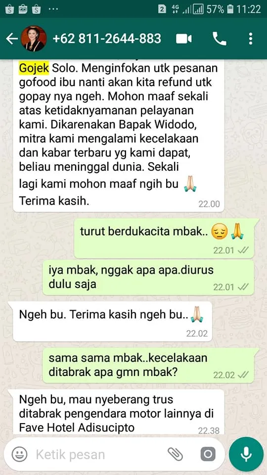 Kisah Mengharukan, Driver Ojek Online Ditabrak dan Meninggal Saat Tengah Antar Pesanan 4