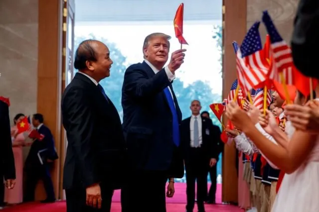 12 Momen Spesial Pertemuan Kedua Trump & Kim Jong-Un di Vietnam. Kim Naik Kereta 2 Hari Penuh Lo! 15