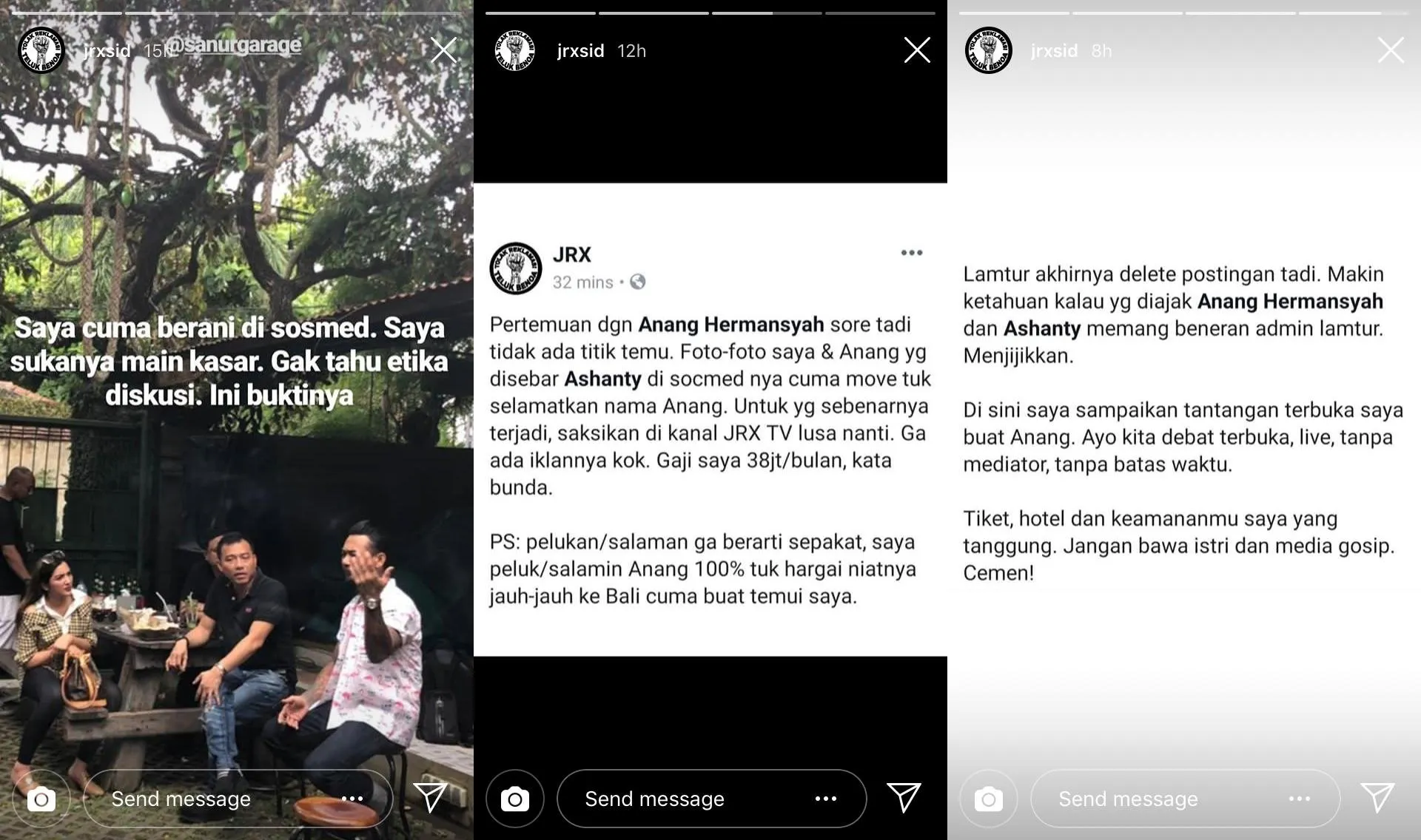Breaking News! Jerinx 'SID' Kembali Murka Setelah Anang-Ashanty Bertemu Admin Akun Gosip di Bali 6