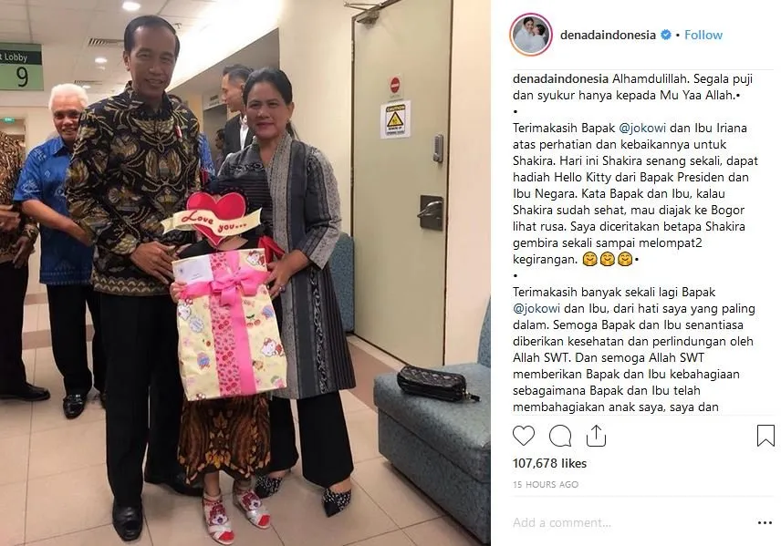 Jokowi Kunjungi Anak Denada di Singapura, Sang Presiden Janjikan Ini dan Beri Hadiah Tak Terduga 2