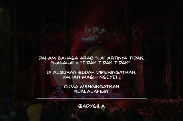 16 Uneg-Uneg Kocak Warganet atas Buruknya Event LaLaLa Fest. Kecewa & Marah, Tapi Masih Tetep Lawak 30