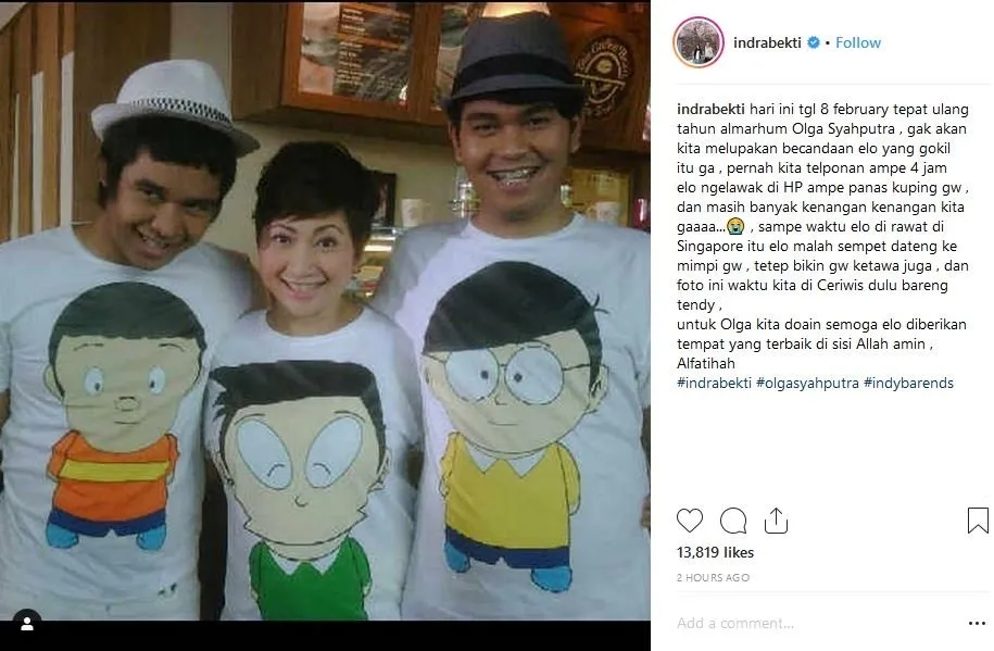 Ulang Tahun ke-36, Para Sahabat Kenang dan Datangi Makam Olga Syahputra. Kita Semua Rindu! 10
