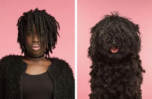 10 Foto Kemiripan Pemilik dan Anjing Peliharaan ini Bisa Aja Terjadi Kalau Mereka Udah Akrab Banget 12