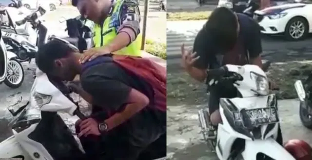 6 Reaksi Nggak Terduga dari Orang Saat Kena Tilang. Apa Susahnya sih Taat Peraturan Lalu Lintas? 5