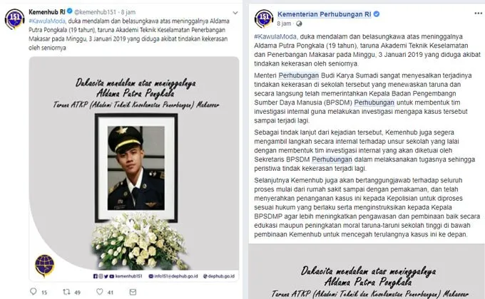 Taruna ATKP Tewas di Tangan Senior. Sedih, Padahal Ayahnya Sudah Rela Keluar 21 Juta Tiap Semester 7
