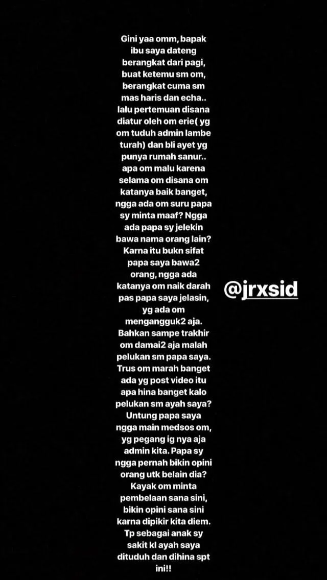 Updated Info! Azriel Buka Suara Soal Kasus Ayahnya dan Jerinx 'SID'; 'Sebagai Anak Saya Nggak Terima!' 3