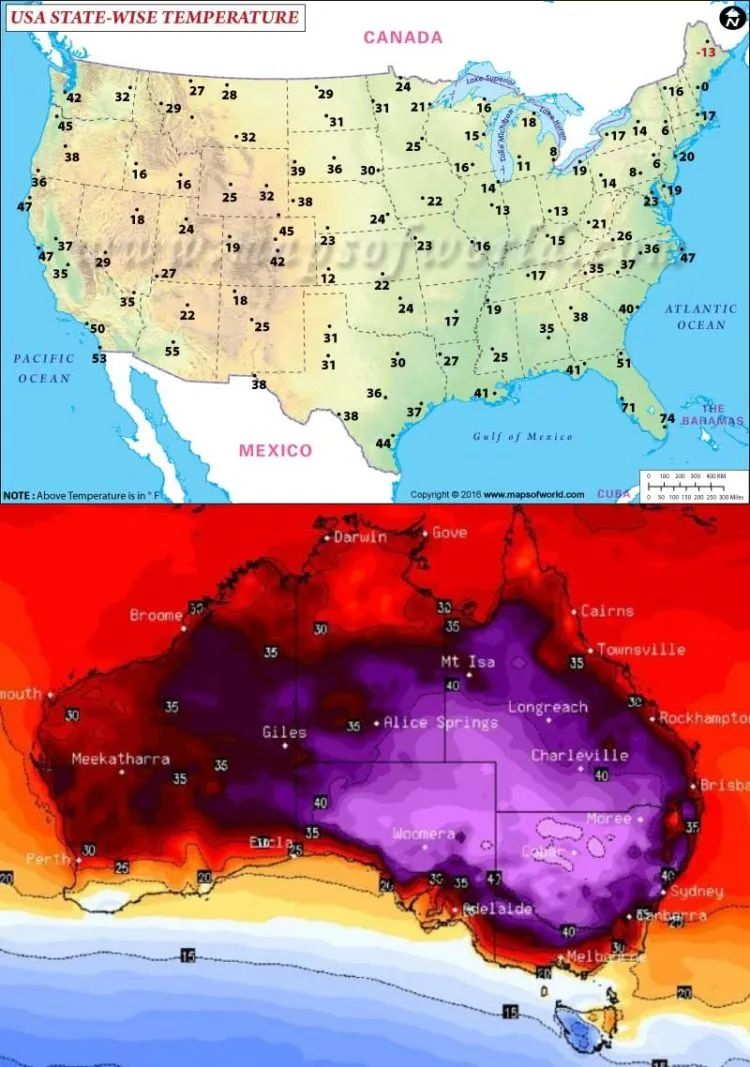 Saat Amerika Membeku, Australia Justru Sedang Meleleh. Ini 10 Perbandingannya, Beda Ekstrem Banget! 12