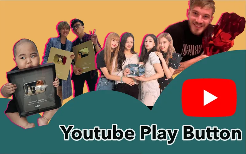 4 Kasta Piagam Youtube Play Button yang Sering Dipamerkan Youtuber, Mulai Silver sampai Ruby