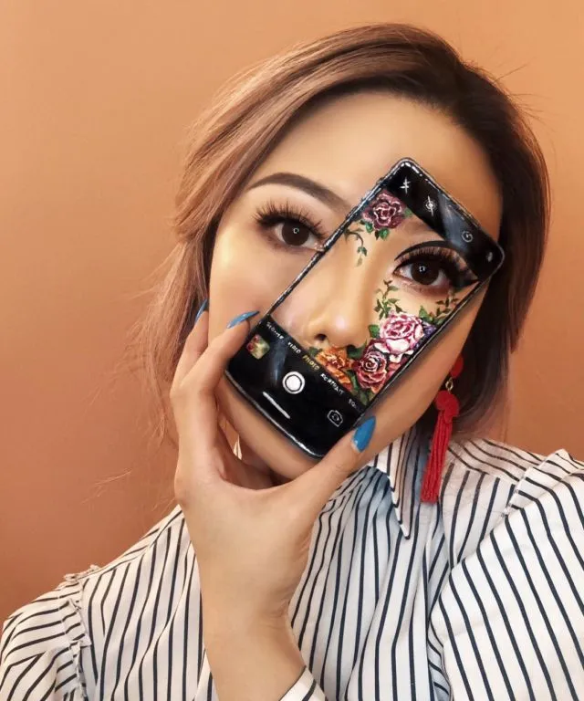 14 Dandanan Ilusi Optik Ala Make-up Artist @mimles. Membuatmu Bertanya-tanya 'Ini Nyata Nggak Ya?' 21