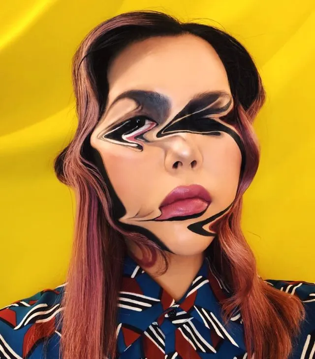 14 Dandanan Ilusi Optik Ala Make-up Artist @mimles. Membuatmu Bertanya-tanya 'Ini Nyata Nggak Ya?' 24