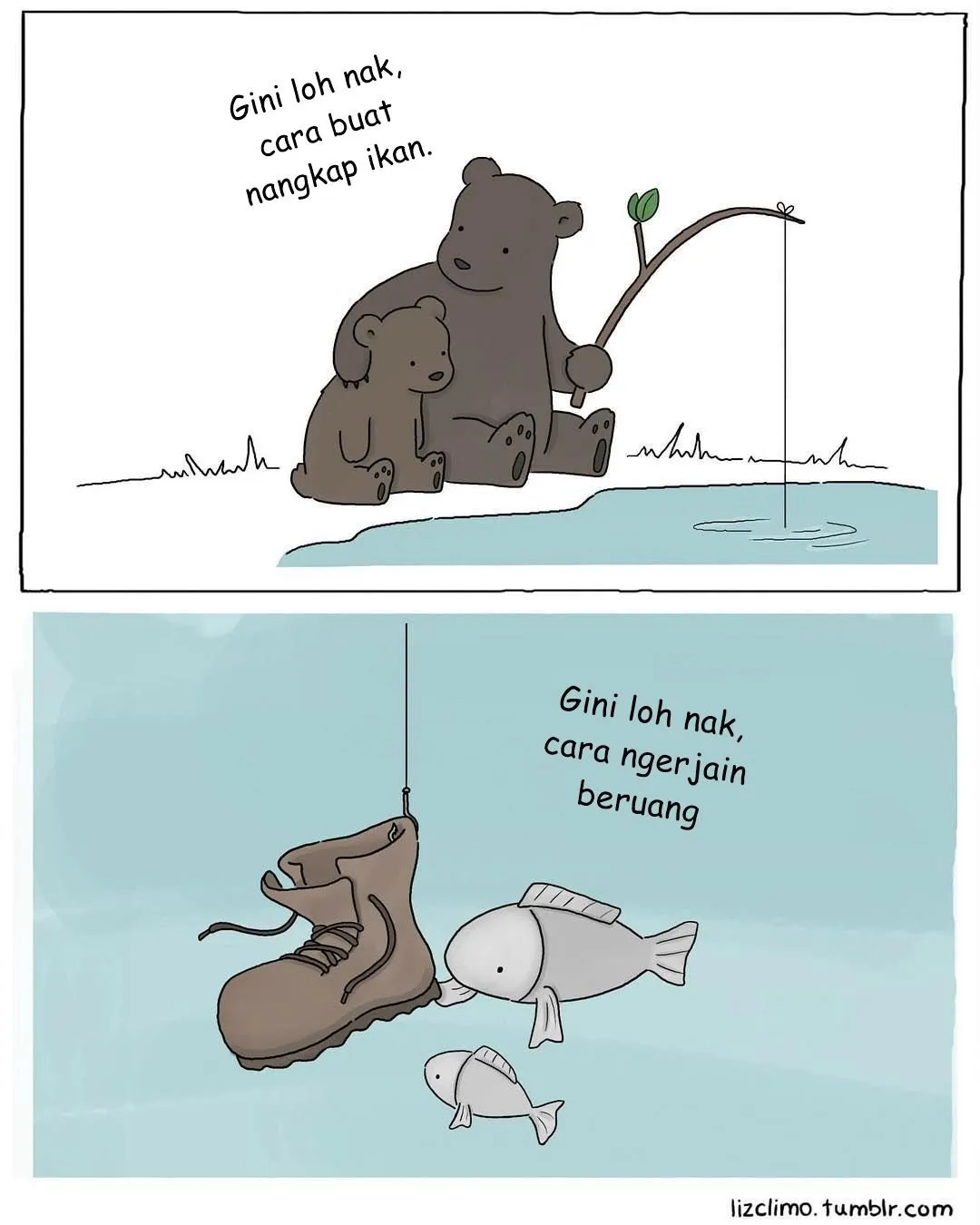 9 Komik Kocak dan Imut Soal Polosnya Kehidupan Binatang. Sebuah Fabel Super Gemesin! 14