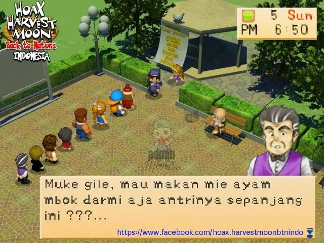 13 Meme Game Harvest Moon dengan Latar Tempat di Indonesia. Sarat akan Kearifan Lokal Banget deh! 20