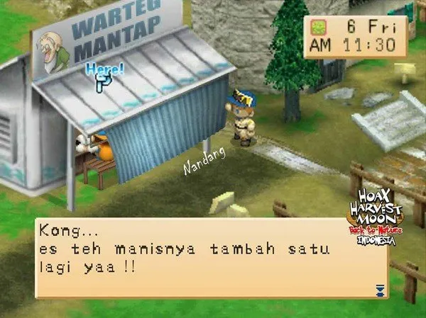 13 Meme Game Harvest Moon dengan Latar Tempat di Indonesia. Sarat akan Kearifan Lokal Banget deh! 23