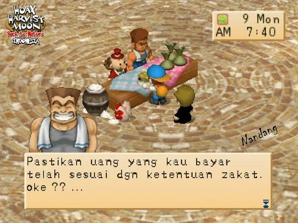 13 Meme Game Harvest Moon dengan Latar Tempat di Indonesia. Sarat akan Kearifan Lokal Banget deh! 24