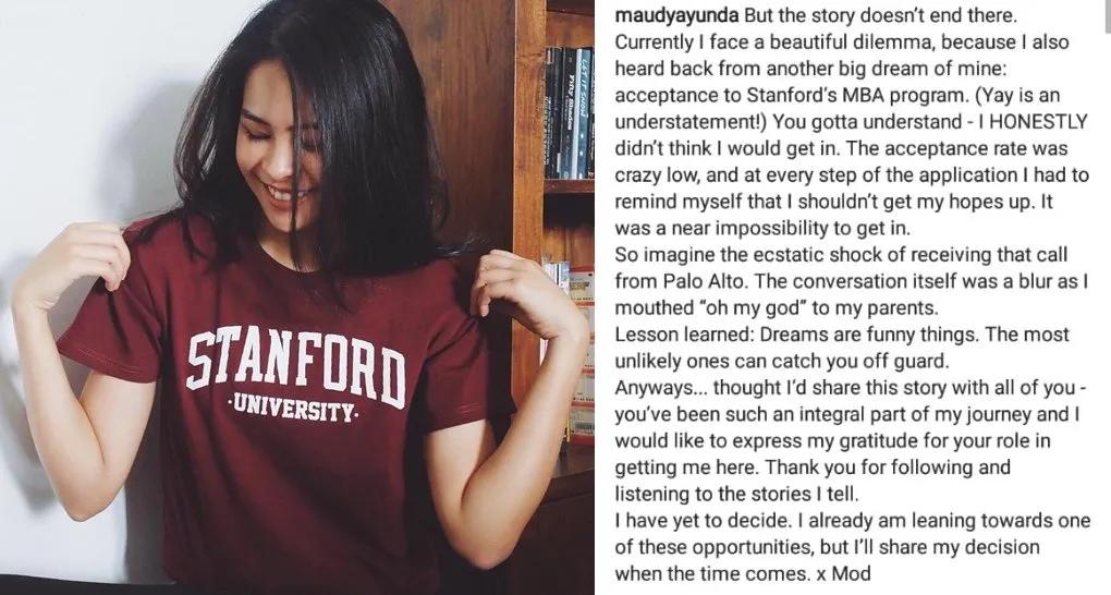 Cerita Maudy Ayunda Diterima di 2 Universitas Terkemuka Sekaligus; Pintar dan Cantiknya Nyata! 4